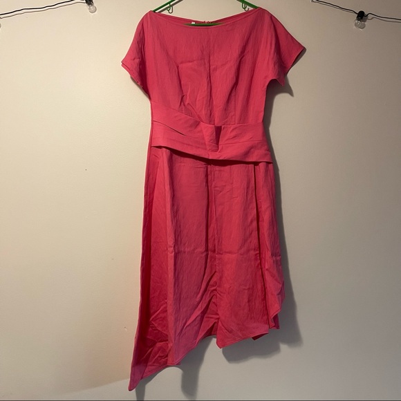 Pink asymmetrical midi - Picture 1 of 3